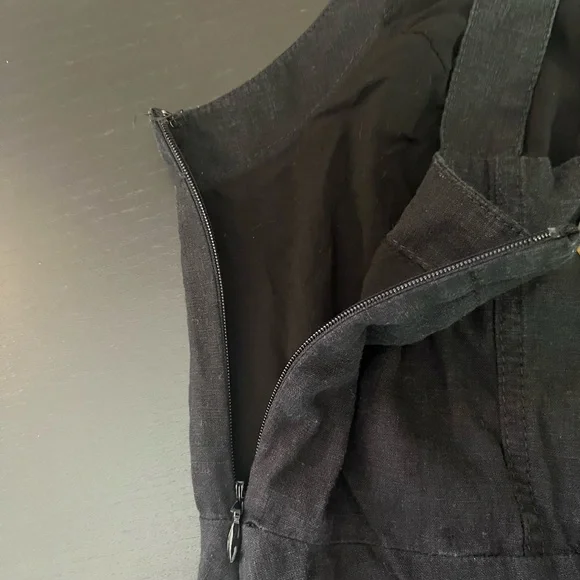 Anthropologie Black Maxi Halter Dress Size 6 - Picture 7 of 16